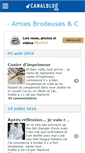 Mobile Screenshot of amiesbrodeuses.fr